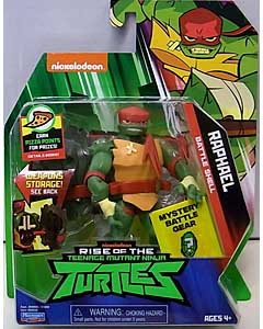 PLAYMATES RISE OF THE TEENAGE MUTANT NINJA TURTLES ベーシックフィギュア BATTLE SHELL RAPHAEL ブリスター傷み特価